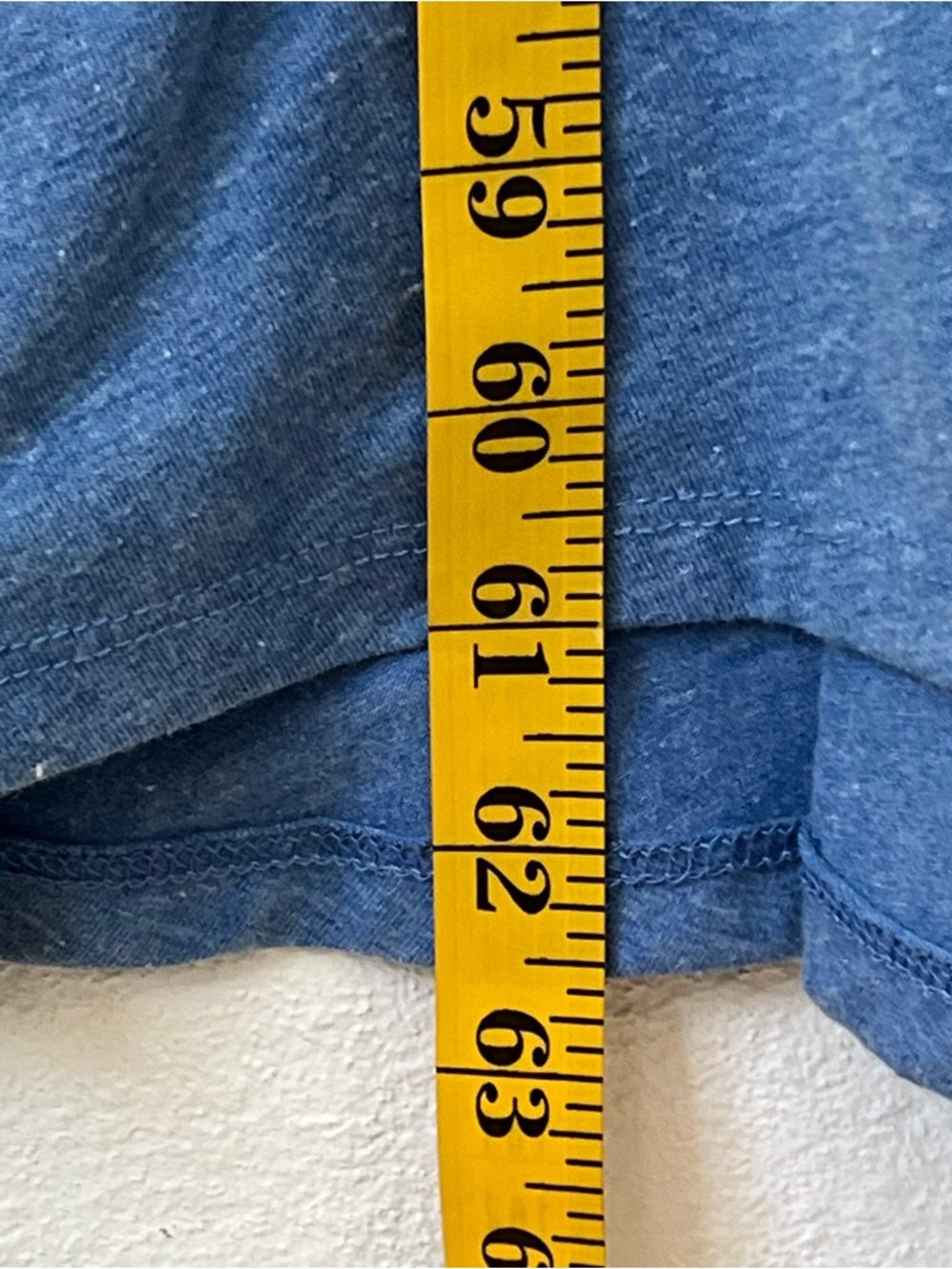 LuLaRoe Ana Maxi Dress  Boho Blue Heather with Mint Trim Short Sleeves Size L - Picture 11 of 15